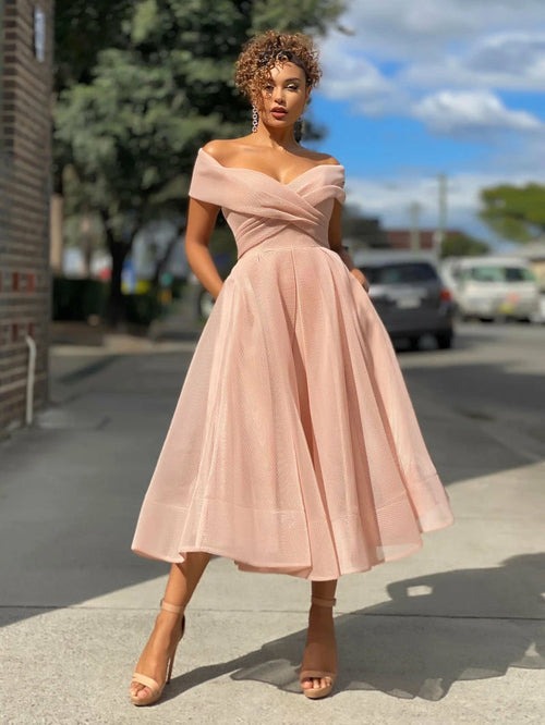 Raglan Sleeves Slim Dress